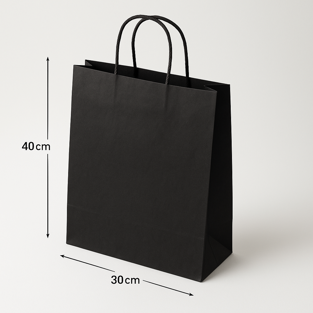 Túi giấy 40x30cm màu đen