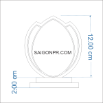 Kỷ niệm chương cánh sen KNC_CS_A